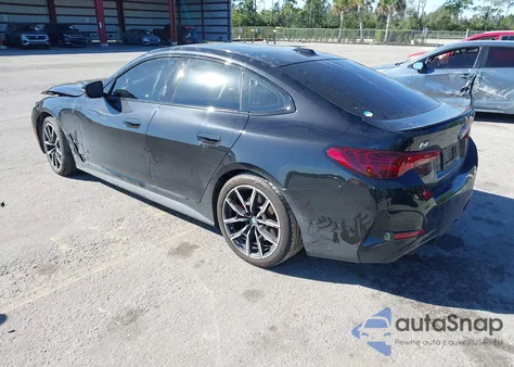 2025 BMW I4 Gran Coupe xDrive40 z USA, uszkodzony, nr VIN WBY43HD02SFU99979